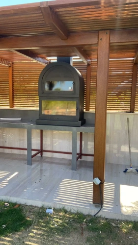 Modern Metal Fırınlı Barbekü Modeli AKS0841 ürün küçük galeri görseli