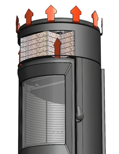 Neosen (Air Tight) Çelik Odun Sobası AKS8429 ürün küçük galeri görseli