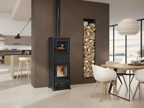 Nova Forno 16 Steel Kuzine (Siyah) AKS8515 ürün küçük galeri görseli
