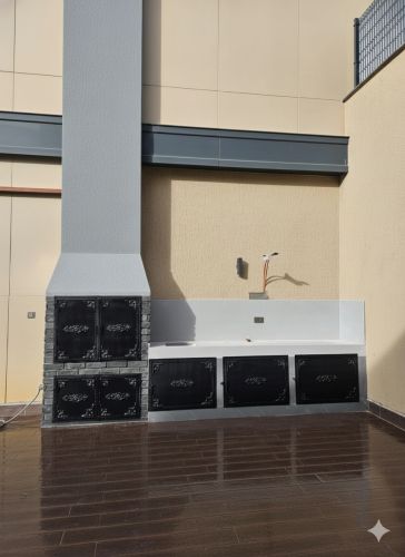 Premium Bahçe Barbeküsü AKS1324 ürün küçük galeri görseli