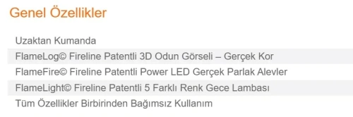Premium Dekoratif Şömine Modeli AKS1637 ürün küçük galeri görseli