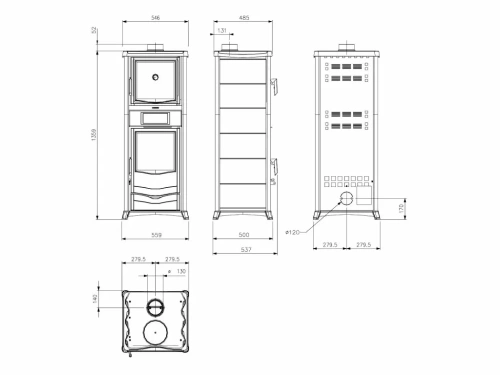 Rosella Plus Forno 165 Kuzine (Doğaltaşlı) AKS8516 ürün küçük galeri görseli