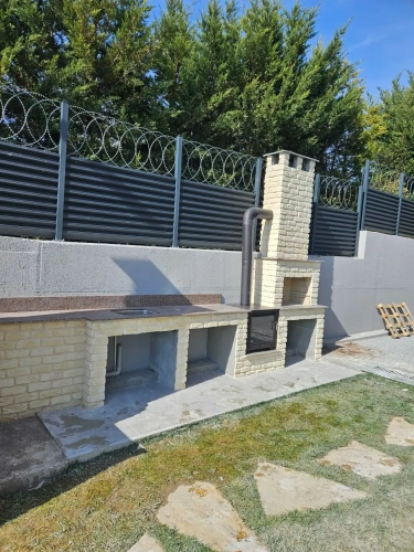 Taş Kaplamalı Taş Fırınlı Barbekü Modeli AKS0845 ürün küçük galeri görseli