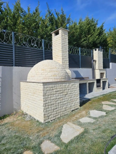 Taş Kaplamalı Taş Fırınlı Barbekü Modeli AKS0845 ürün küçük galeri görseli