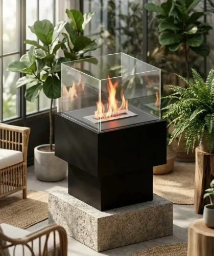 Temple Taşınabilir Bioethanol Şömine AKS2641 ürün küçük galeri görseli