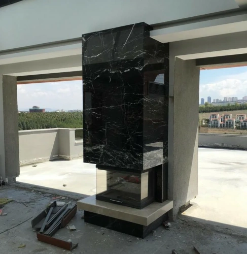 U Tipi Şömine Modeli AKS0220 ürün küçük galeri görseli