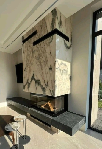 U Tipi Şömine Modeli AKS0221 ürün küçük galeri görseli