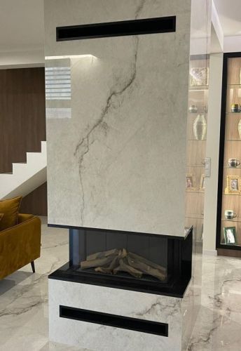 U Tipi Şömine Modeli AKS0222 ürün küçük galeri görseli