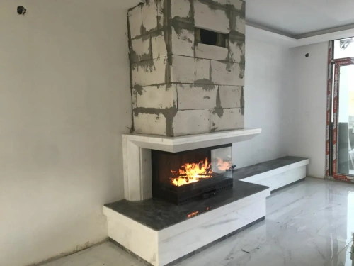 U Tipi Şömine Nedir? 3 Tarafı Camlı Şömine Seçimi ve Tasarım Rehberi galeri görseli