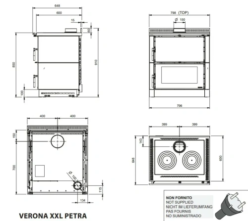 Verona XXL 16 Kuzine (Doğaltaşlı) AKS8526 ürün küçük galeri görseli