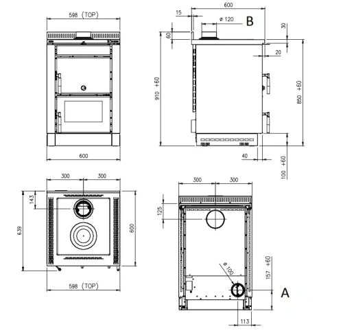 Vicenza 16 Kuzine (Inox) AKS8528 ürün küçük galeri görseli