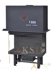 Yerli U tipi şömine hazneleri, estetik ve üçü bir arada cam görseli